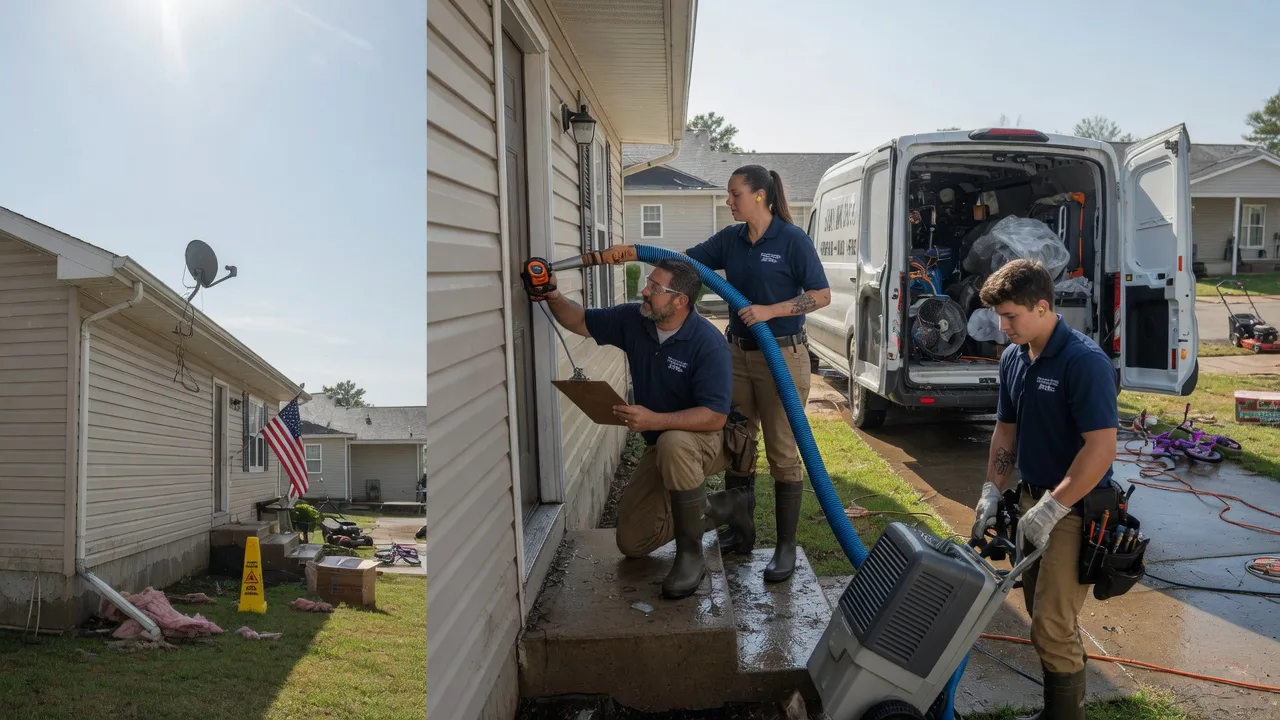 Ceiling Water Damage Restoration in Hatfield, AR near me
